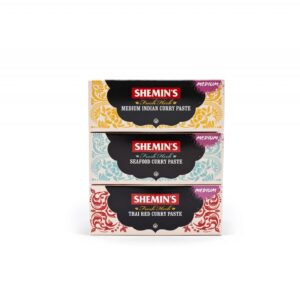 Selection of Three Shemin's Curry Pastes