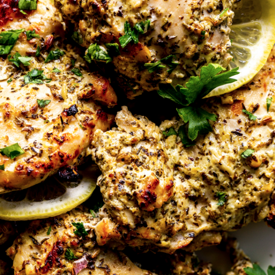 Hyderabad Style Creamy Baked Chicken