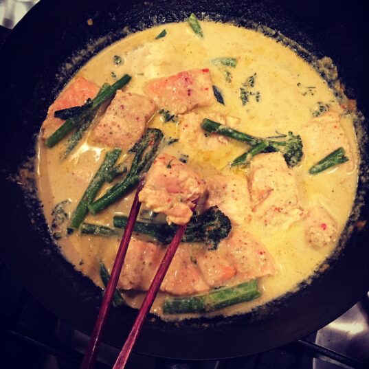 shemins thai red broccoli curry