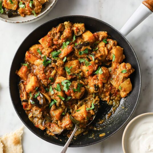 Shemin's Potato and Aubergine Balti