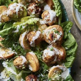 Chicken Meatball Salad