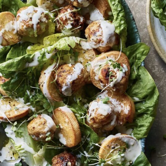 Chicken Meatball Salad